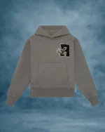 SSS Realism Back Logo Hoodie Cool Grey